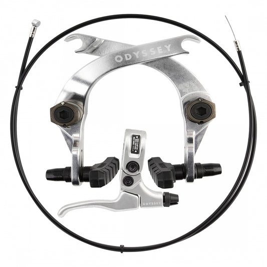 BRAKESET ODYSSEY EVOLVER 2.5MM CALIPER W/ MONO LEVER & LINEAR BRAKE CABLE