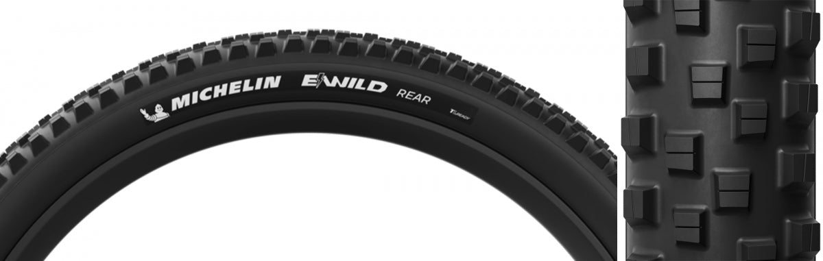 TIRE MICHELIN E-WILD RR 27.5x2.8 BK/BK FOLD/2x33 MAGI-X/E50/TLR