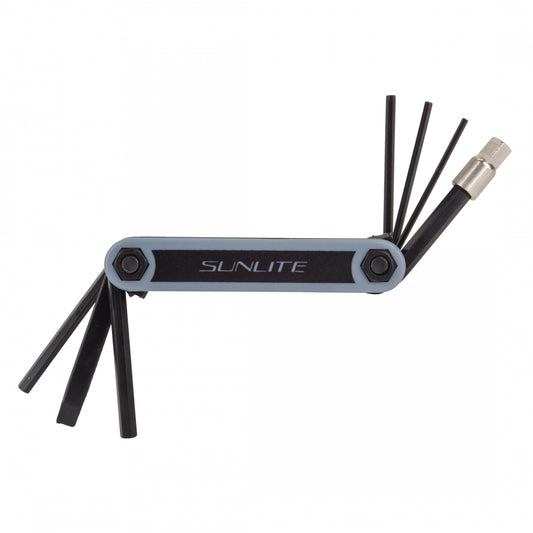 Sunlite Bicycle Folding Multi-Tool with Hex Keys and Screwdrivers