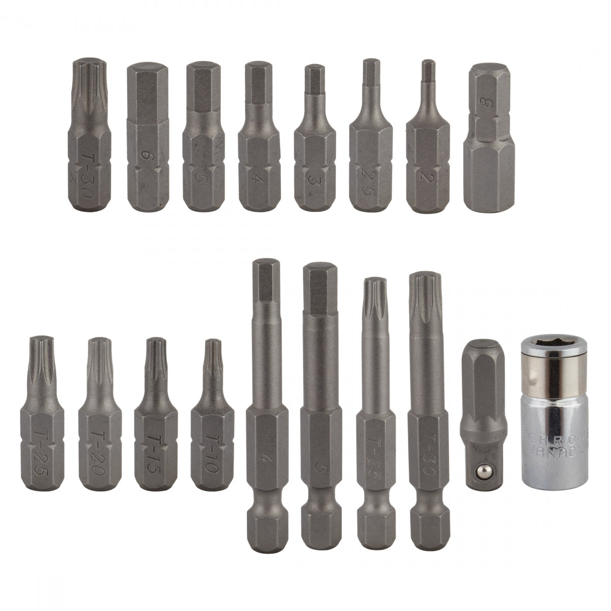 PEDROS TOOL TORQUE WRENCH-HEX BIT SET II 18pc