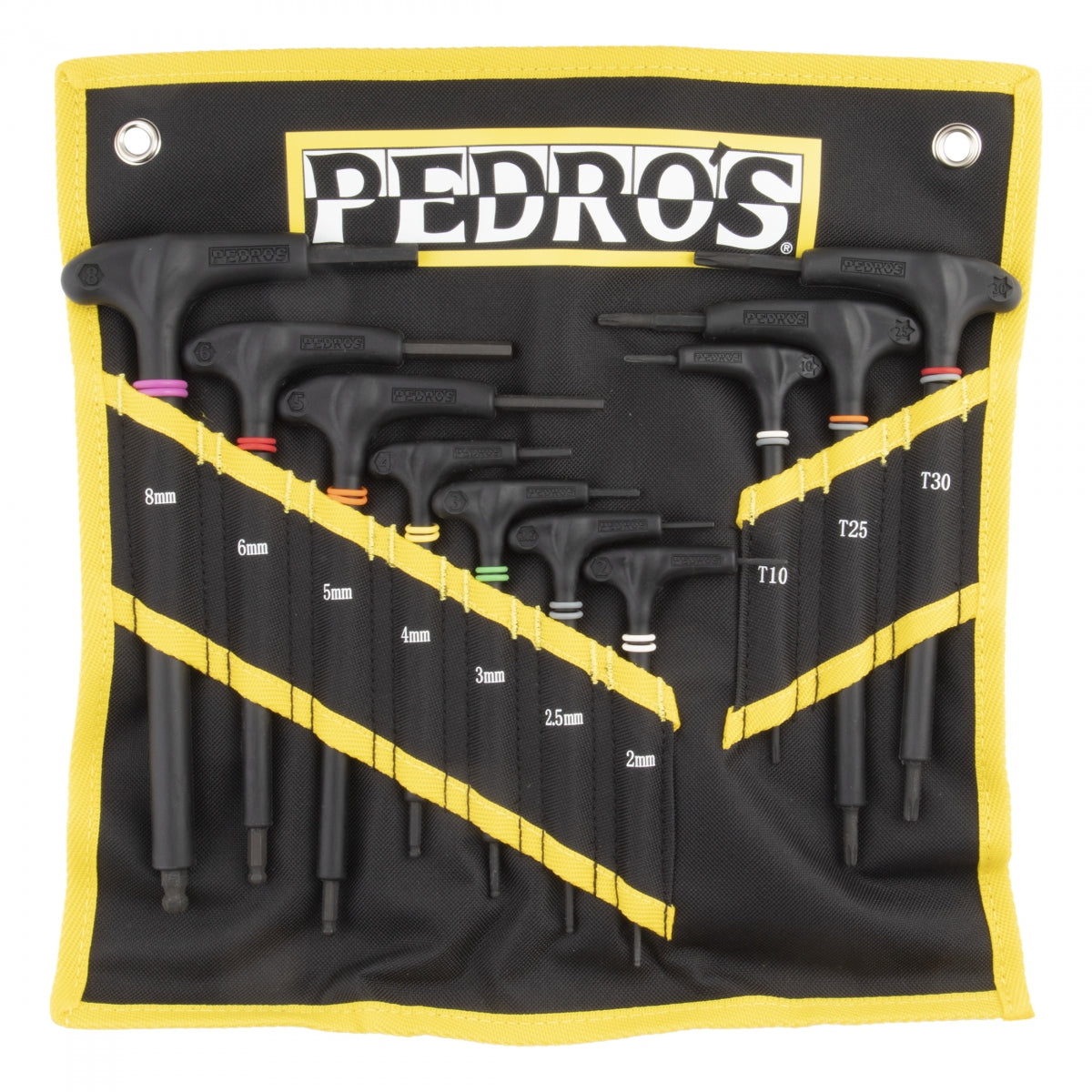 PEDROS TOOL ALLEN WRENCH T-HANDL PRO TL II HEX/TORX 10pc BK