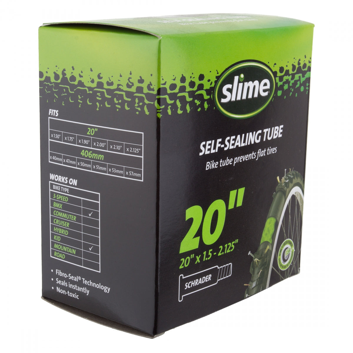 Slime 20in Self-Sealing Schrader Tube