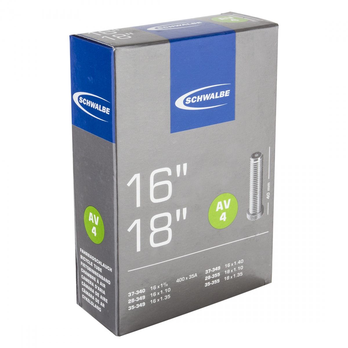 Schwalbe 18in Standard Tube