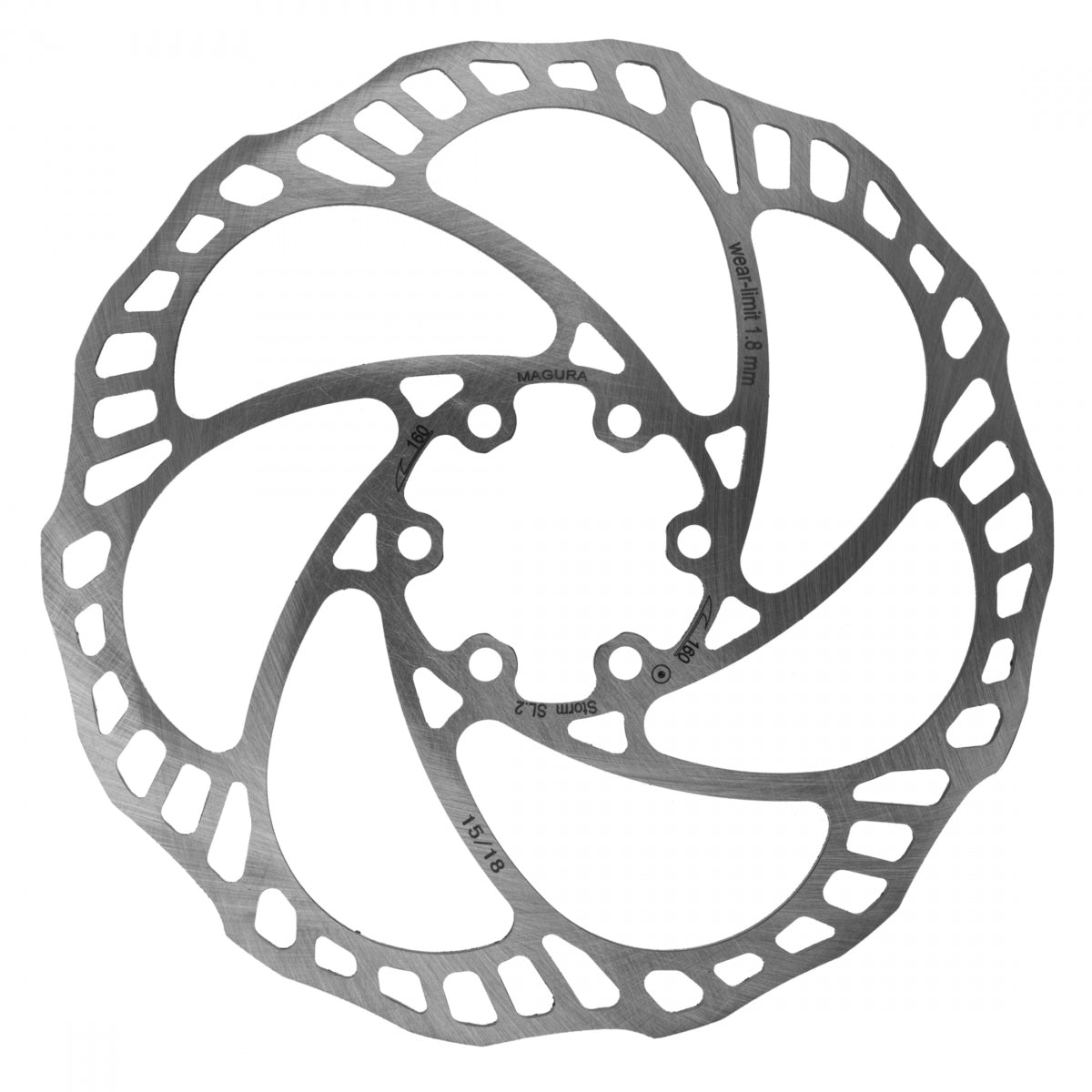 BRAKE PART MAG DISC ROTOR STORM SL.2 160mm or 180mm 6B