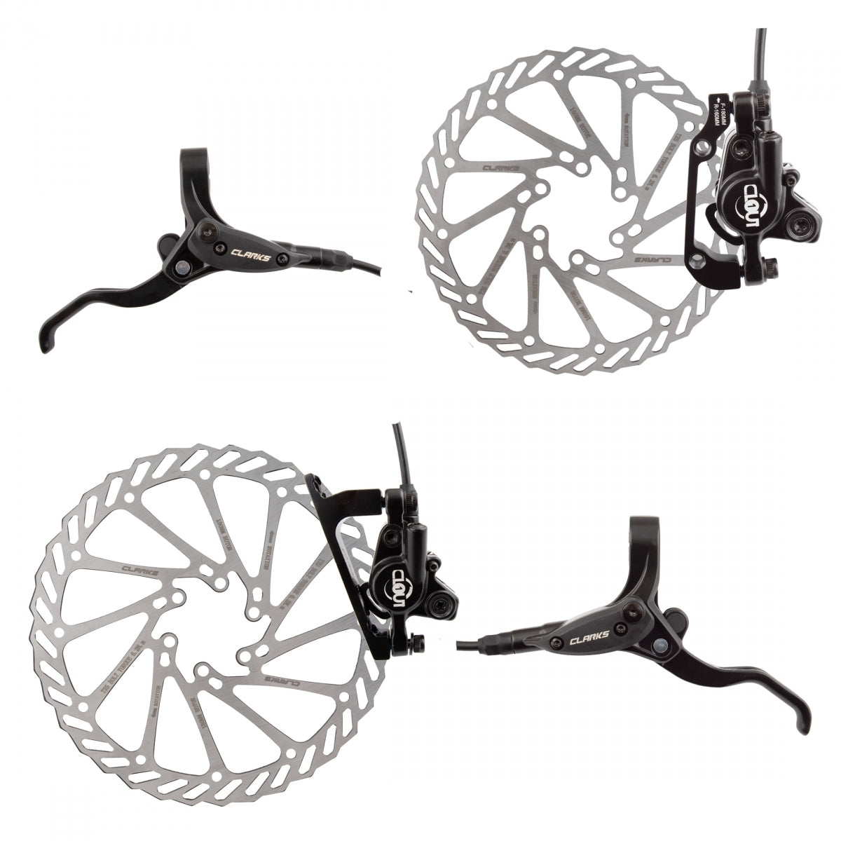 Clout-1 Hydraulic Disc Brake Kit 160mm or 180mm