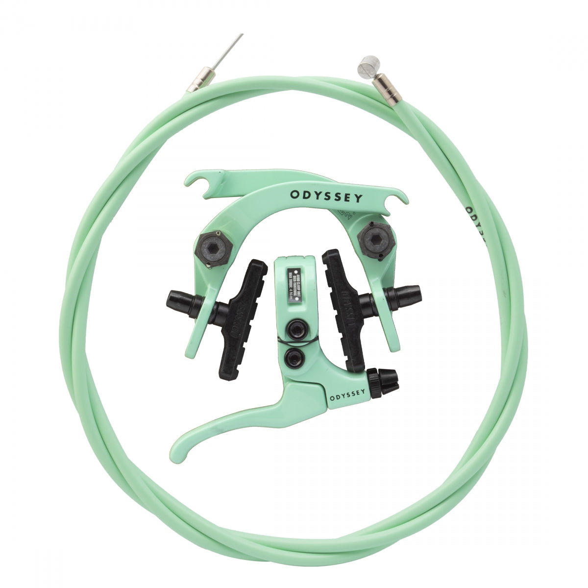 BRAKESET ODYSSEY EVOLVER 2.5MM CALIPER W/ MONO LEVER & LINEAR BRAKE CABLE