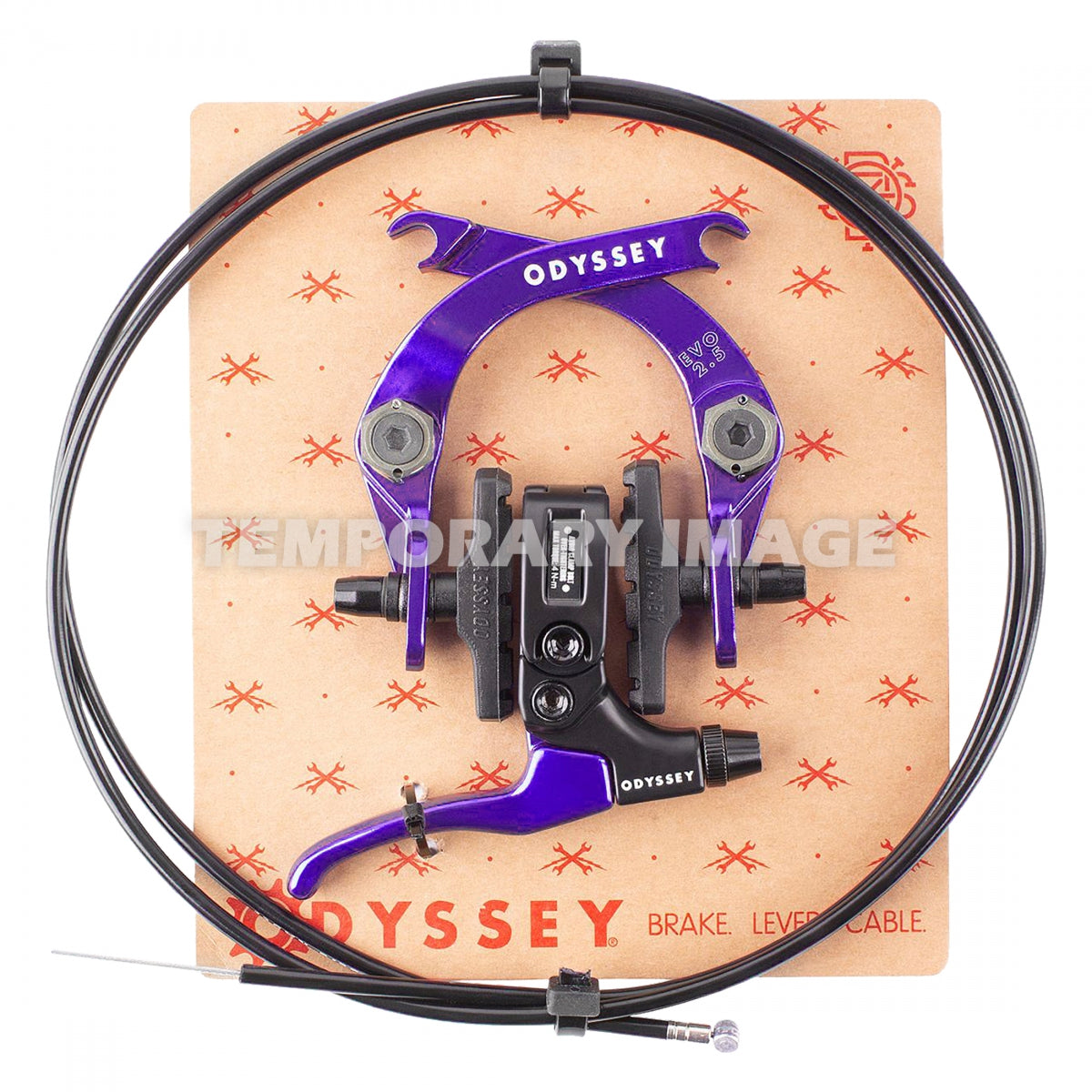 BRAKESET ODYSSEY EVOLVER 2.5MM CALIPER W/ MONO LEVER & LINEAR BRAKE CABLE