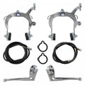 BRAKESET SUNLT STL F+R w/LVRS CP
