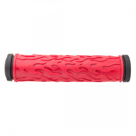 GRIPS SUNLT MTB FLAME DUAL COMPOND RD/BK