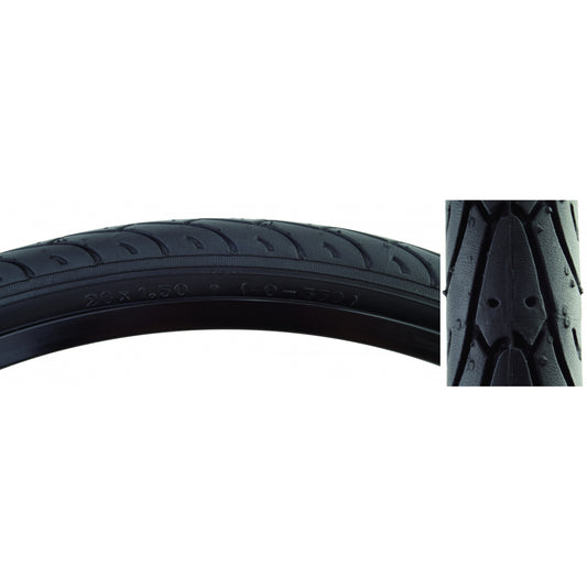 TIRE SUNLT 26x1.5 BK/BK CITY SLICK II FOLD-CB/30