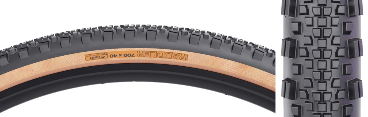 TIRE WTB RADDLER 700x40 BK/TAN LIGHT FR TCS/120/DUAL-DNA/SG2 FOLD