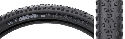 TIRE WTB MACRO 29x2.4 BK/BK LIGHT FR TCS/120/TT/SG FOLD