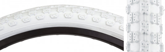 TIRE SUNLT 12-1/2x2-1/4 WH/WH MX3 K50 WIRE