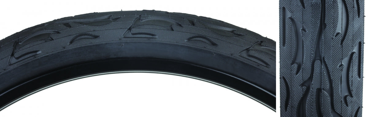TIRE SUNLT 26x3.0 BK/BK FLAME K1008A WIRE
