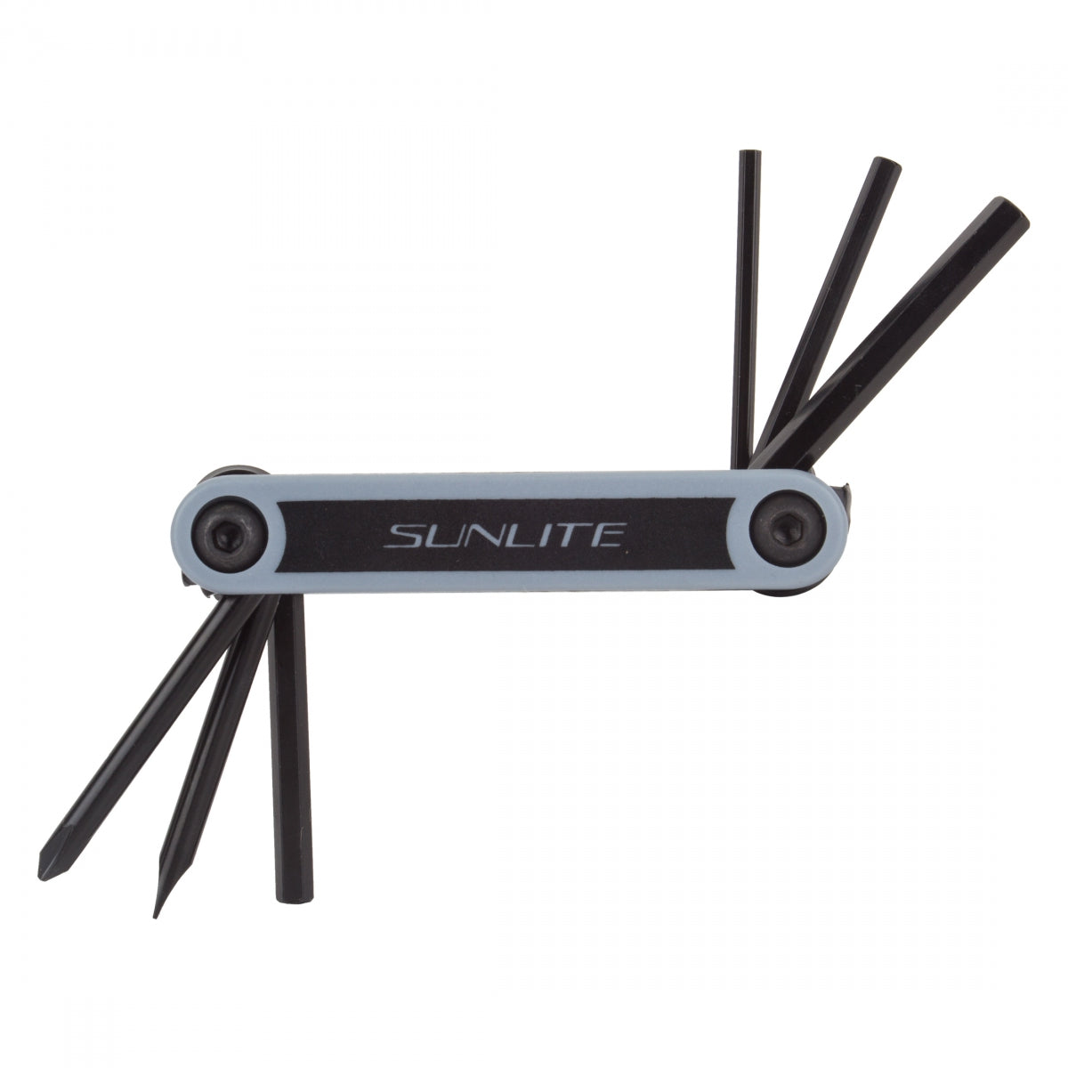 Sunlite Bicycle Folding Multi-Tool with Hex Keys and Screwdrivers