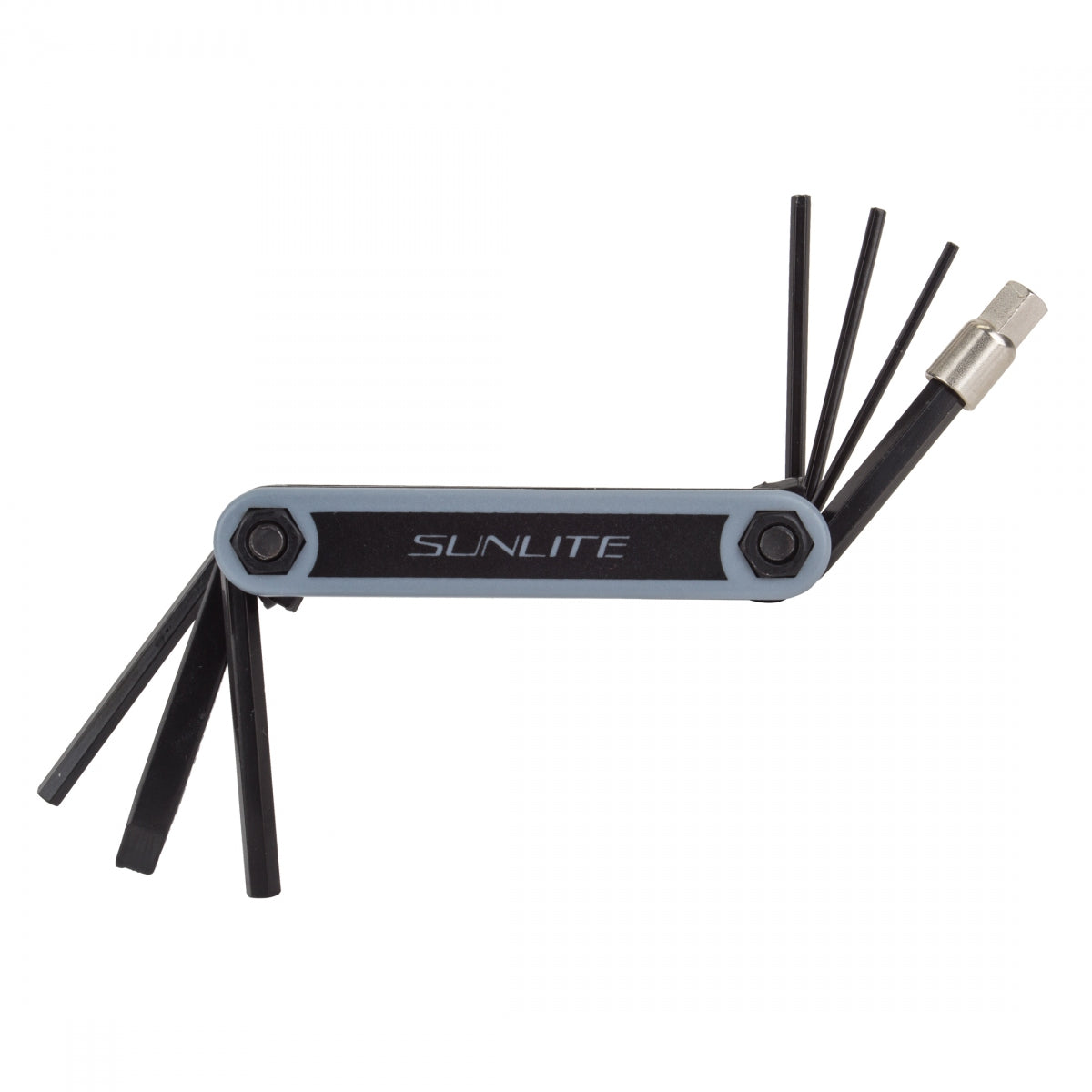 Sunlite Bicycle Folding Multi-Tool with Hex Keys and Screwdrivers