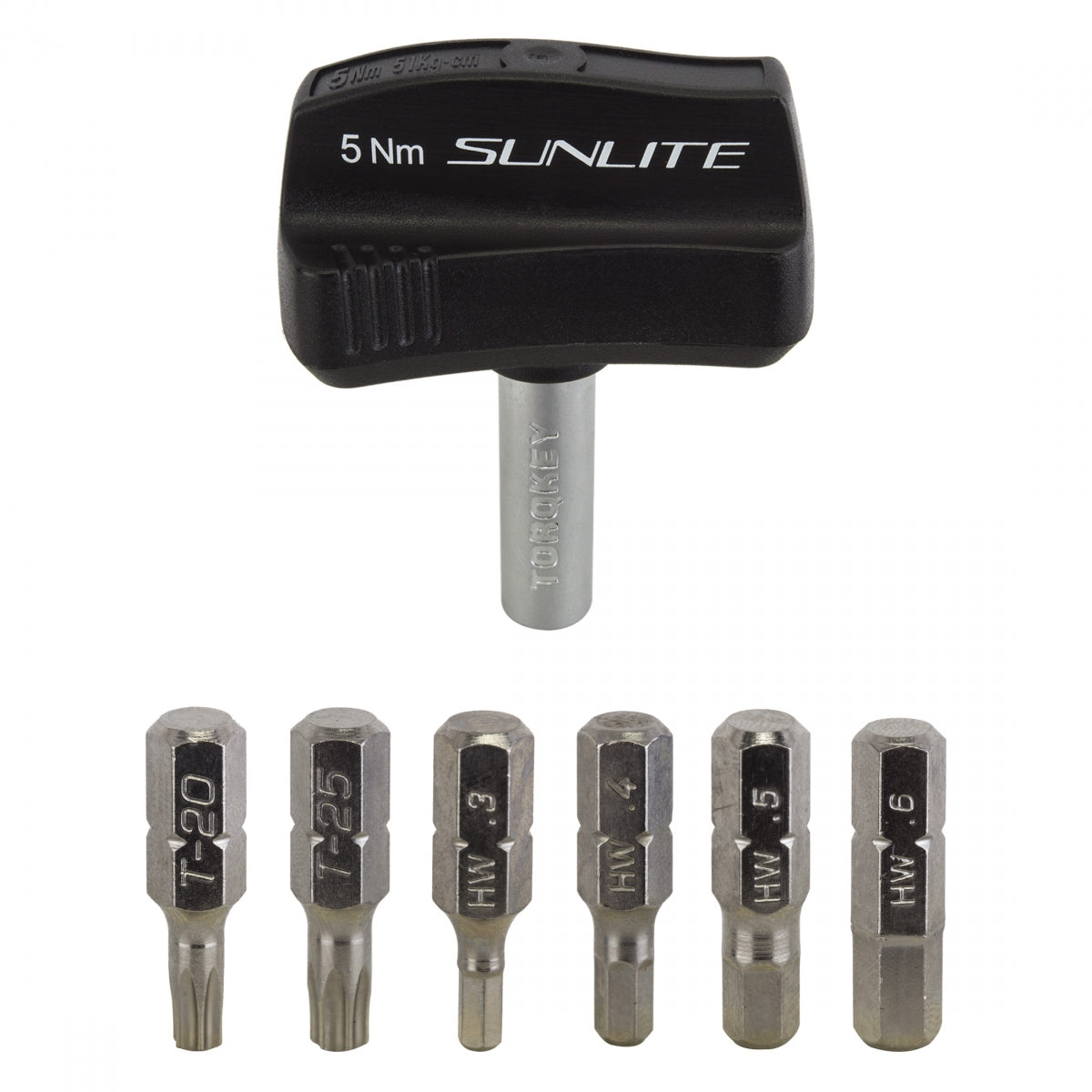 SUNLITE TOOL TORQUE WRENCH PRESET 5nm 3-6mm/T20/T/25 BK (G)