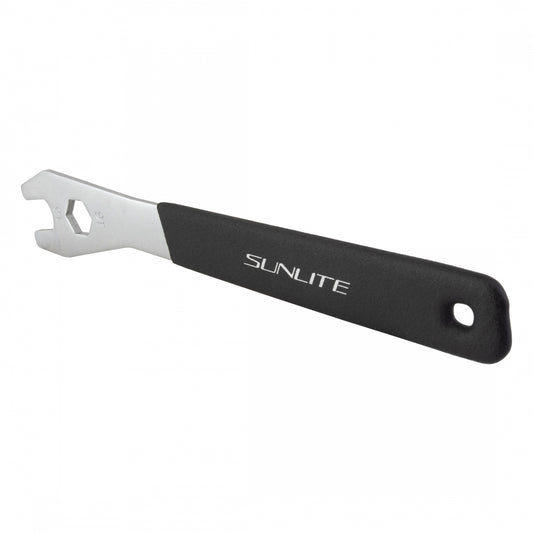 SUNLITE TOOL PEDAL WRENCH SLIM 15mm w/16mm-BOXEND BK/SL