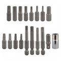PEDROS TOOL TORQUE WRENCH-HEX BIT SET II 18pc
