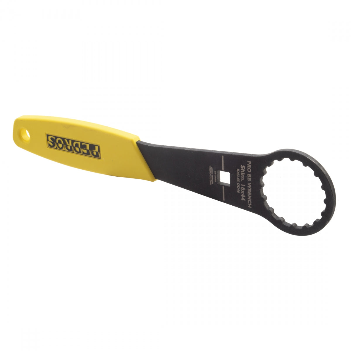 PEDROS Pro BB Socket Wrench Yellow and Black
