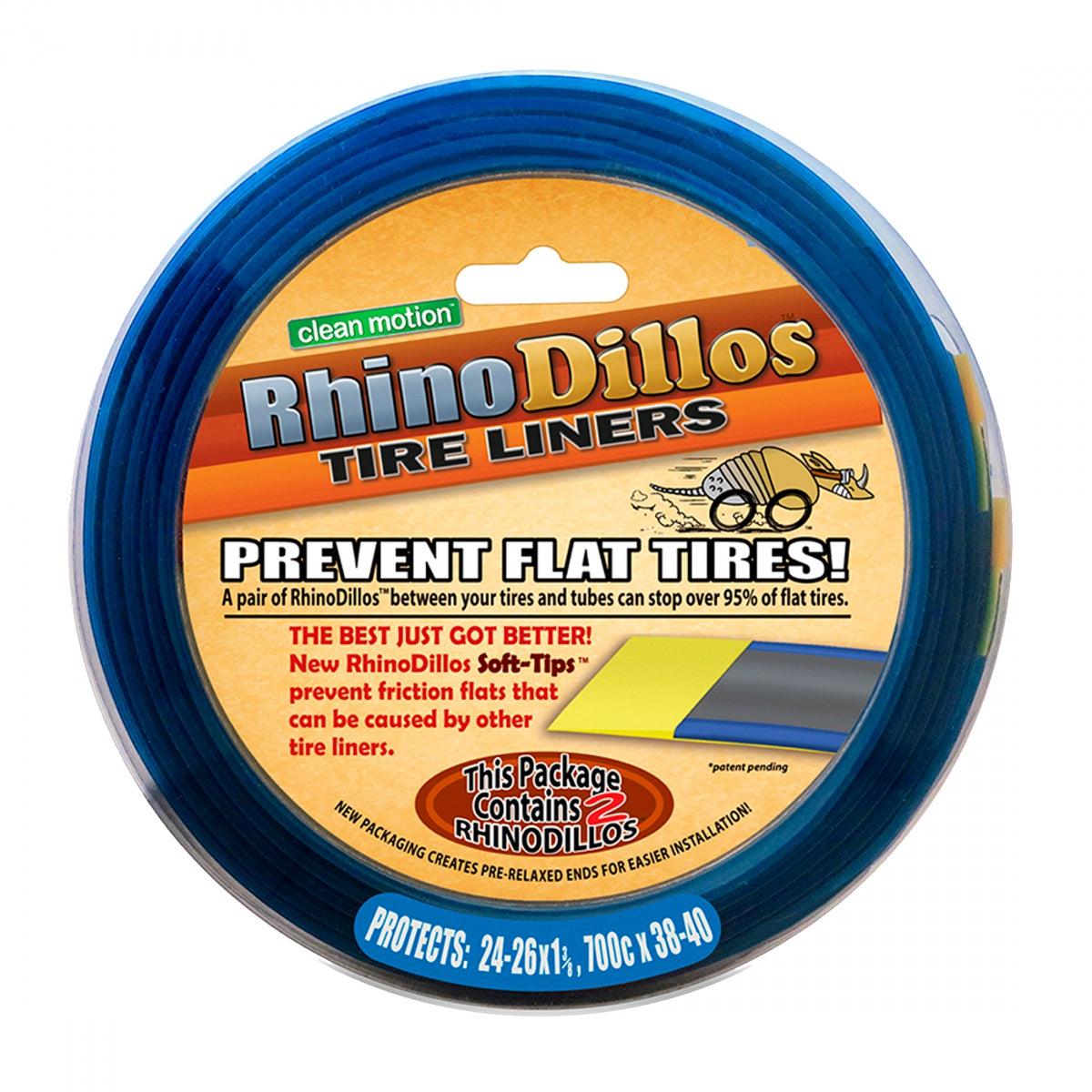 RhinoDillos Tire Liner Pair