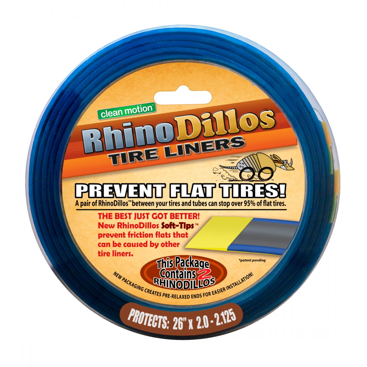 RhinoDillos Tire Liner Pair