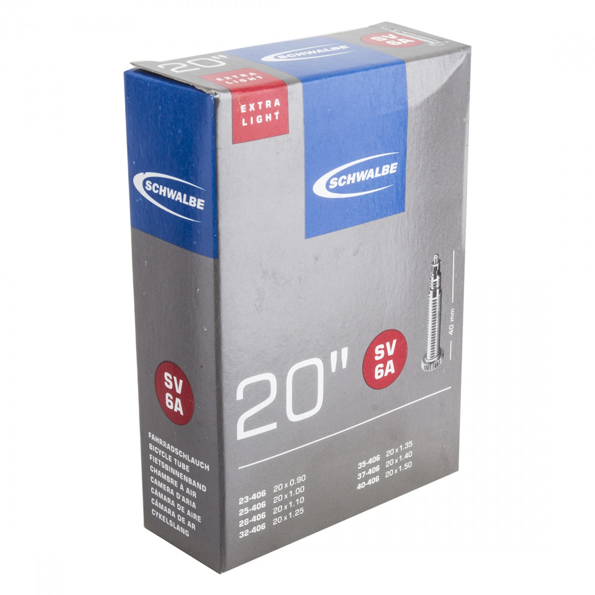 Schwalbe 20in Extra Light Presta Tube