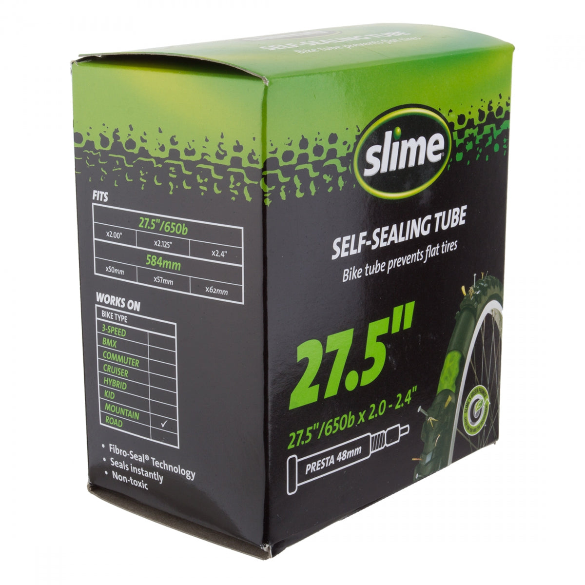Slime 27.5in Self-Sealing Presta Tube