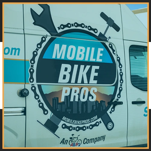 Mobile Bike Pros van.